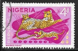 Nigeria 189: 4d Leopard (Panthera pardus), used, F-VF