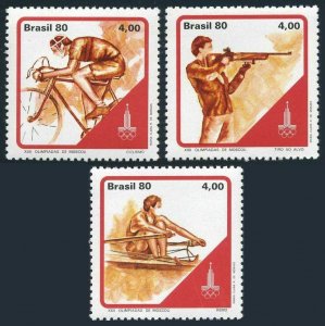 Brazil 1980 MNH Stamps Scott 1702-1704 Sport Olympic Games