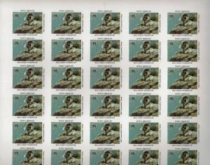 NAWS4p - North American Wild Sheep Foundation. Sheet Of 30. Error.Rare.#02 NAWS4