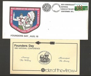 1983 Boy Scouts Central Michigan Order Arrow 68th NOAC conference BSA