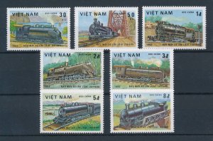 [113580] Vietnam 1983 Railway trains Eisenbahn  MNH
