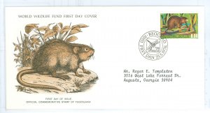 Yugoslavia 1299 1976 Animal, Addressed WWF FDC