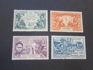 French Dahomey 1931 Sc 97-100 set MH