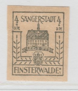 Finsterwalde WWII Germany World War II Local Stamp 1946 4+3pf MNH** A20P4F171-