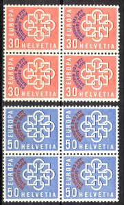 Switzerland Sc# 376-377 MNH Block/4 1959 Europa