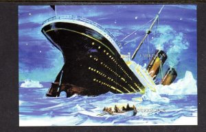 TAJIKISTAN 1999 TITANIC BOW RISES MINT VF NH O.G S/S (7TAJ)