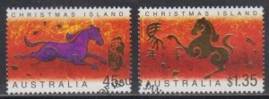 Australia 2002 Lunar New Year of the Horse Stamps Set of 2 Fine Used