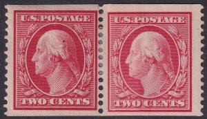 #353 Mint OG, F-VF, Paste up pair (CV $200) (CV $100 - ID37598) - Joseph Luft