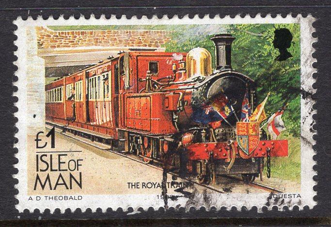 Isle of Man 358D Train Used VF