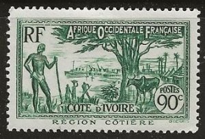 Ivory Coast ^ Scott # 135 - MH