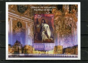 CHAD 2001 PAINTINGS/CHATEAU DE VERSAILLES S/S MNH 