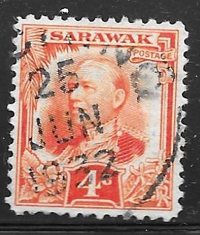 Sarawak 97: 4c Sir Charles Vyner Brooke, used, F-VF