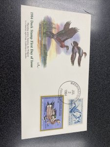 RW51 Widgeons $7.50 Duck Stamp First Day Of Issued- Fleetwood Cover