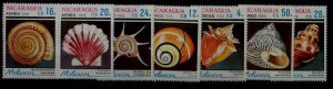 Nicaragua 1719-25 MNH Shells SCV5.60