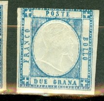 P: Italy Two Sicilies 22 unused no gum CV $125