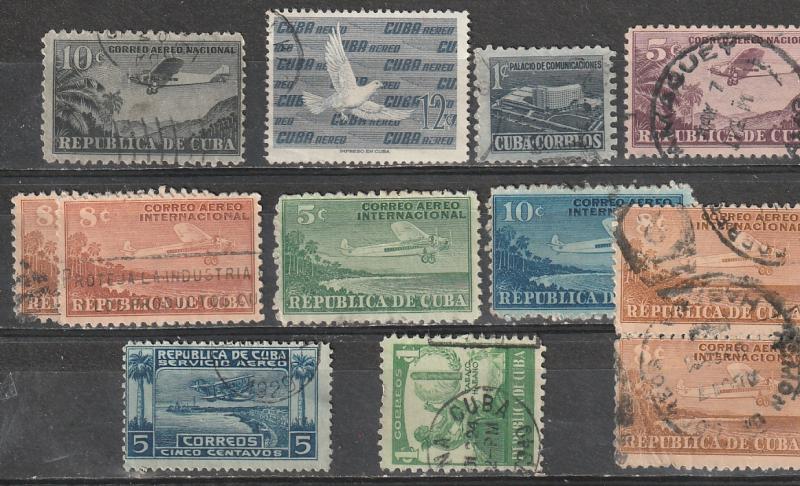 Cuba Used Air Mail Lot #2