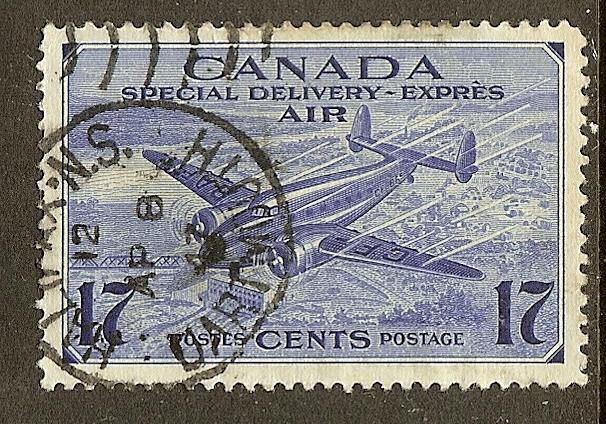 Canada, Scott #CE2, 17c Air Post Special Delivery, Used