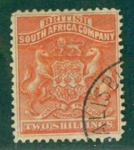 RHODESIA 10 USED  SCV $42.50 BIN $12.00 (RL) 8170