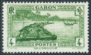 Gabon, Sc #126, 4c MH