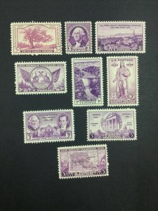 MOMEN: US STAMPS MINT OG H LOT #52281