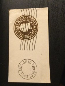 US SC# U481 Washington Cut Square Used