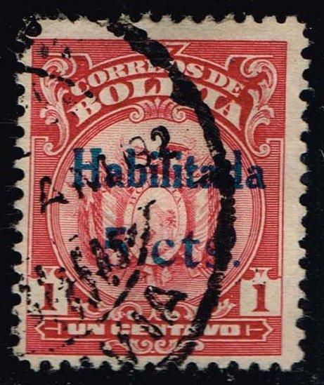 Bolivia #138 Coat of Arms; Used (0.30)