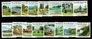NORFOLK ISLAND SG405/20 1987-8 SCENES MNH
