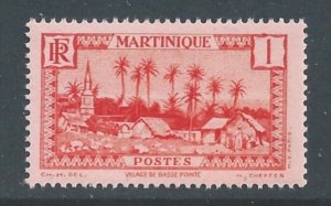 Martinique #133 NH 1c Village of Basse-Pointe