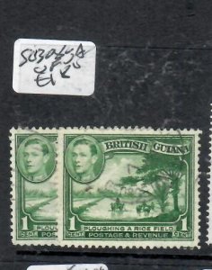 BRITISH GUIANA KGVI 1C SG 308-308A   MOG      P0402H