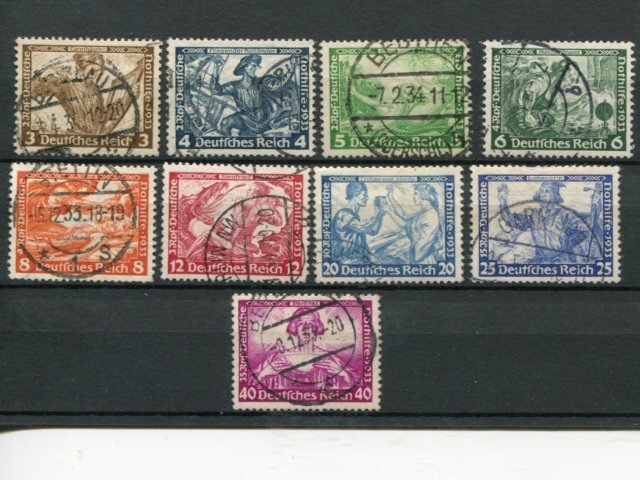 Germany #B49 -57  used  VF -   Lakeshore Philatelics