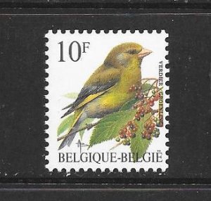 BIRDS-BELGIUM #1444 GREEN FINCH MNH