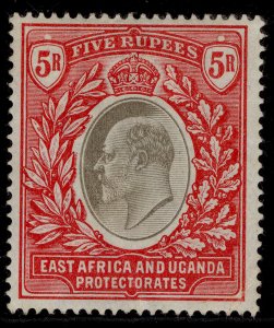 BRITISH EAST AFRICA QV SG13, 5r grey & red, M MINT. Cat £170.