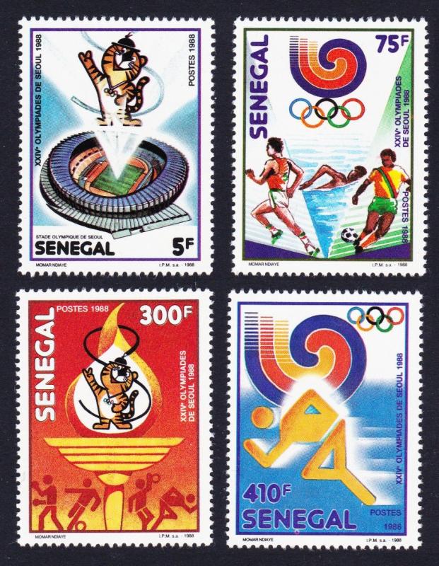 Senegal Olympic Games Seoul 4v 1988 MNH SG#956-959 SC#786-789