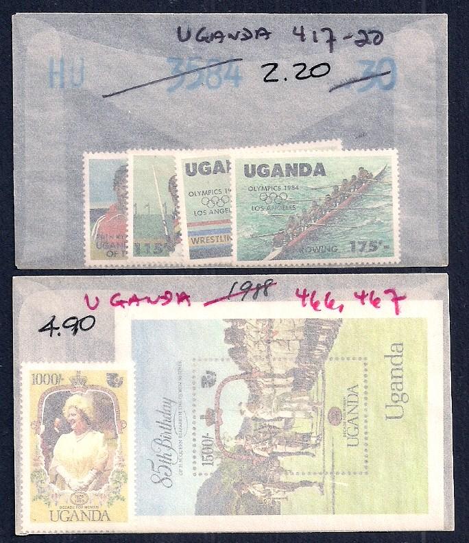 UGANDA (35) All Diff Complete Sets ALL Mint Never Hinged