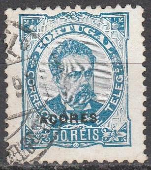 Azores #52  F-VF  Used CV $3.50 (A16353)