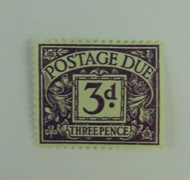 Great Britain  SC #J13  Postage Due Three Pence  MNH stamp