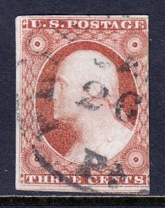 USA - Scott #11 - Used - 3 margins - SCV $15