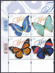 Poland, Fauna, Insects, Butterflies / MNH / 2020