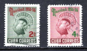 Cuba #547-548   VF  Used  CV $3.00 .....   1550255