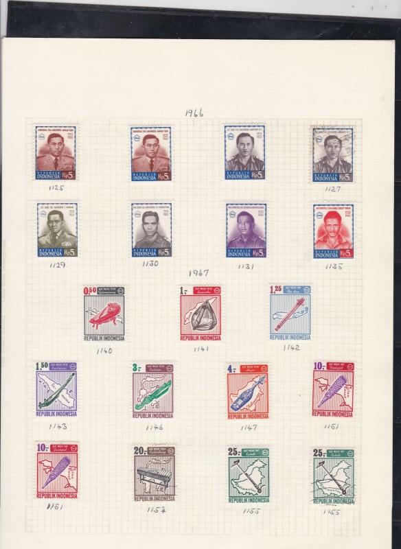 indonesia stamps page ref 16953