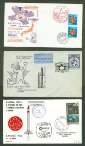 ROCKET MAIL COVERS - Collection of 30 w/labels or signed VF