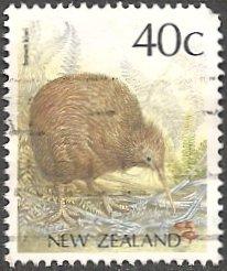 New Zealand 923 (formerly 922) (used) 40¢ kiwi