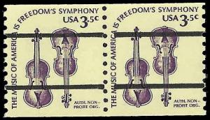 # 1813a MINT NEVER HINGED PRE-CANCELLED WEAVER VIOLINS