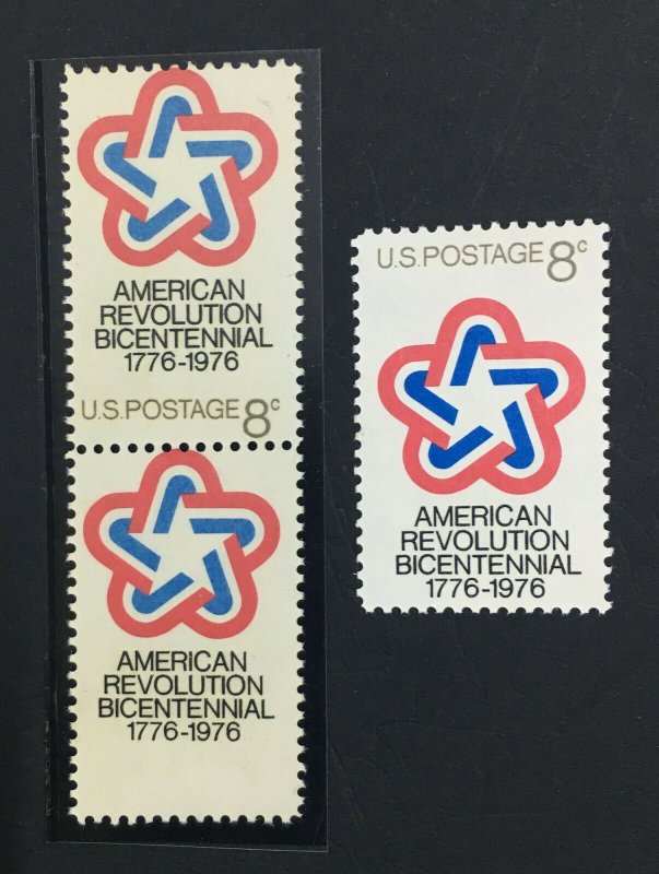 MOMEN: US STAMPS #1432b VAR. GRAY OMITTED MINT OG NH LOT #70800