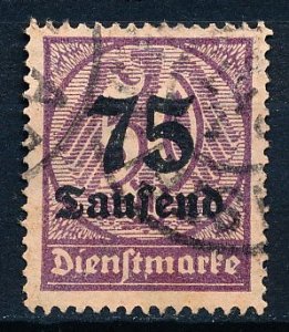 Germany #O34 Single Used