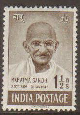 India #203 Mint (Ghandi)