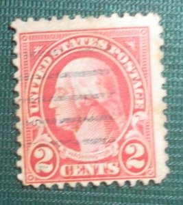 USA 1920 Washington 2¢ Carmine Rose