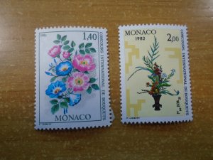 Monaco  #  1309-10  MNH