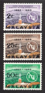 Malaysia Scott #12-14 MH