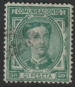 Spain 1876 Sc 227 used